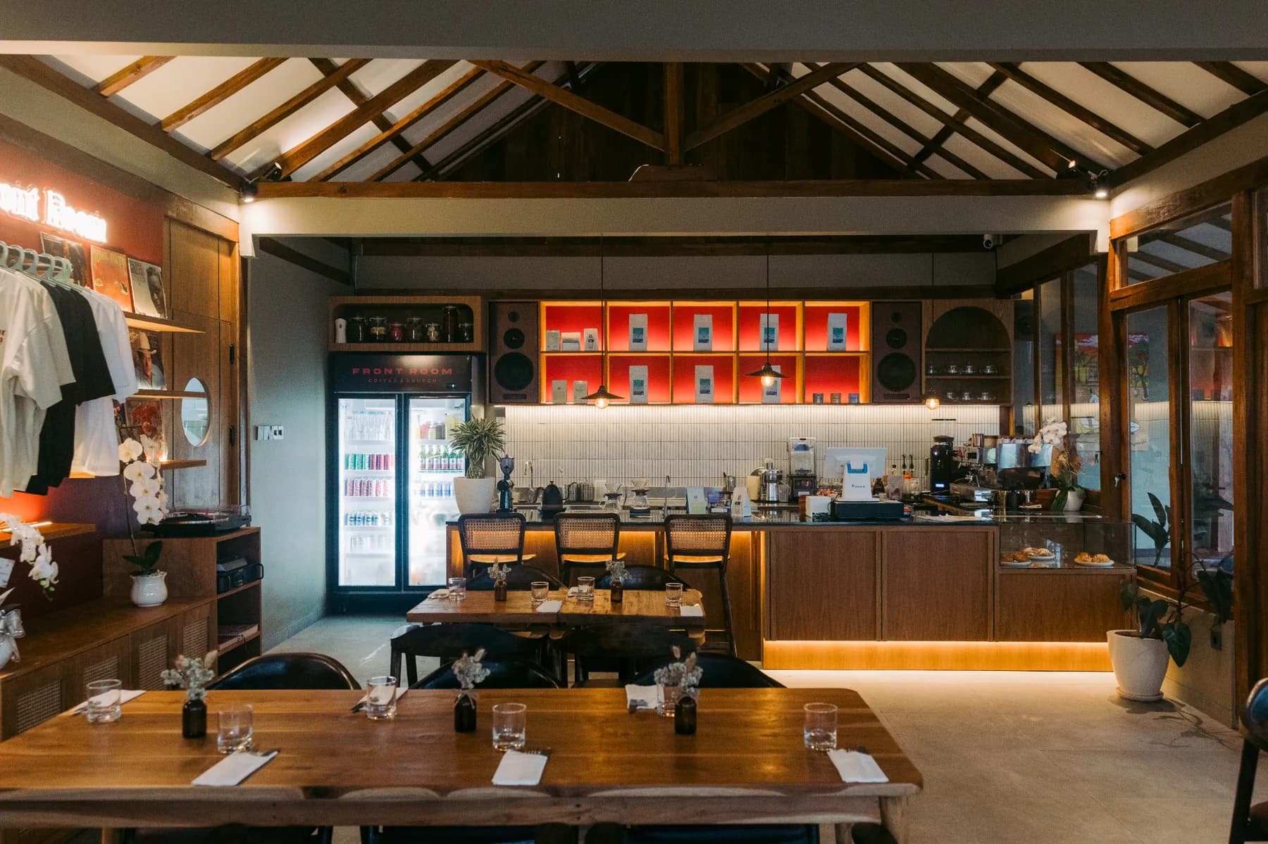 Front Room café interior