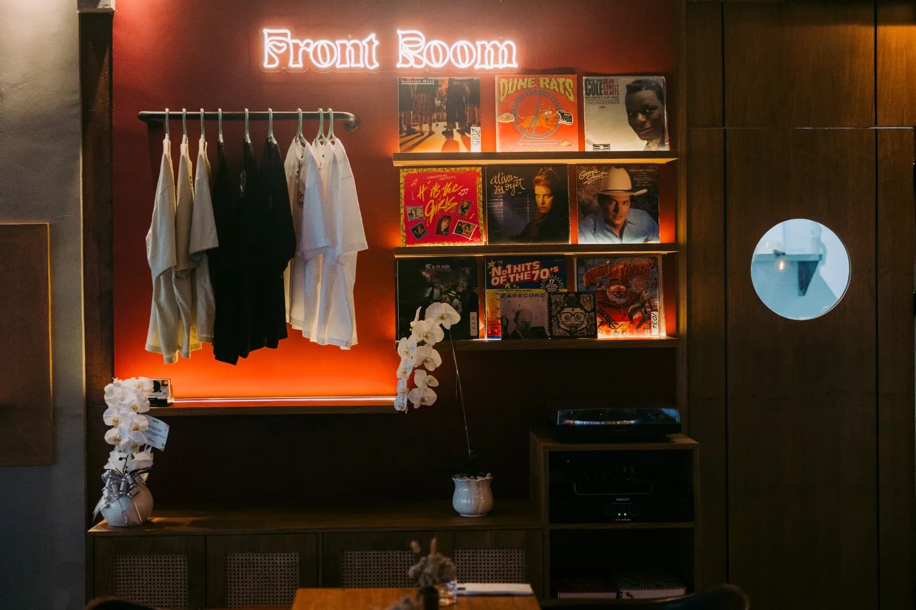 Front Room vinyl corner